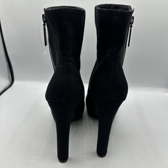NEW Guess Dejah3 Stiletto Heel Boot in Black Fabric For Women's Size 7 1/2 - Picture 6 of 12